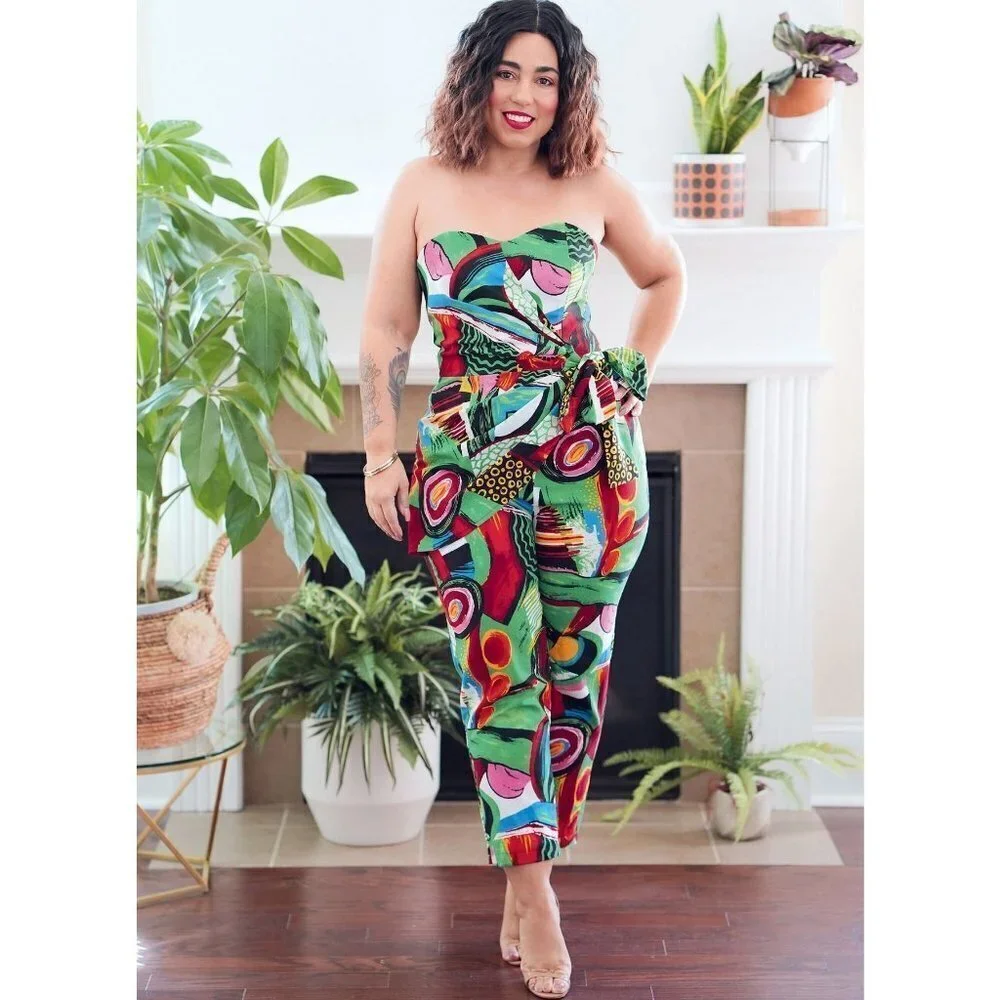 Simplicity Sewing Pattern 9330 11365 MIMI G Dress Jumpsuit Strapless Size 16-24‎